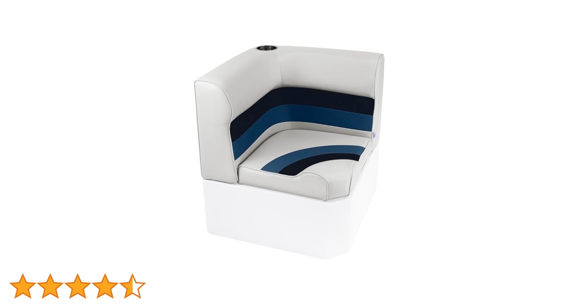 Wise 8WD133-1008 Deluxe Series Pontoon Radius Corner Seat